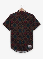 DreamWorks How to Train Your Dragon Toothless Icons Allover Print Woven Button-Up - BoxLunch Exclusive