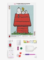 Diamond Art Kit Peanuts Snoopy Happiness Is in the Little Things Kit