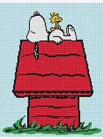 Diamond Art Kit Peanuts Snoopy Happiness Is in the Little Things Kit