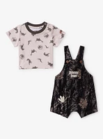 Jurassic Park Camo Infant T-Shirt and Overall Set — BoxLunch Exclusive