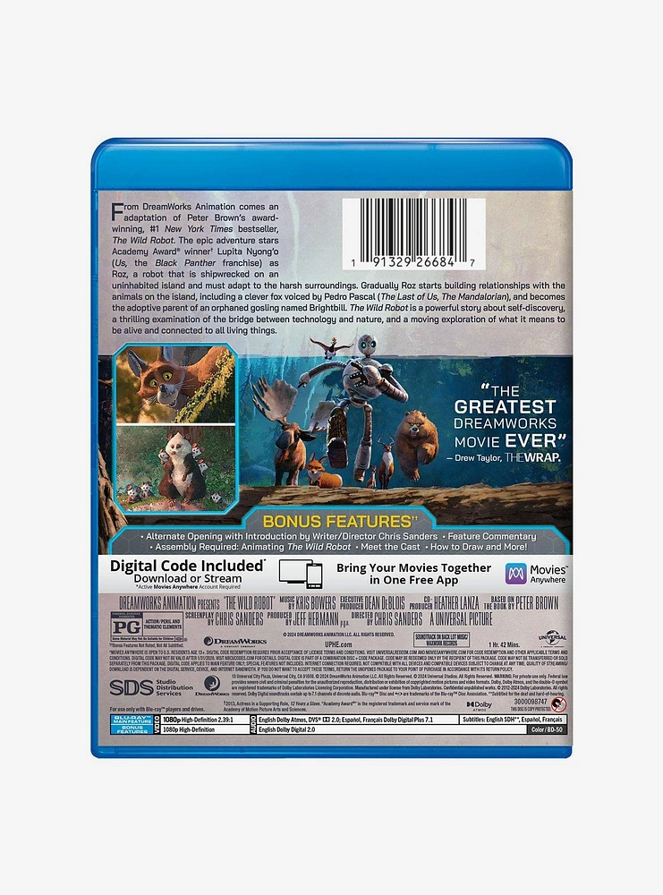 The Wild Robot Blu-Ray