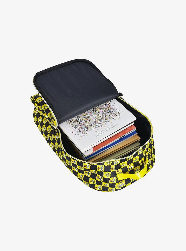 FUL SpongeBob SquarePants Checkered Big Face Backpack