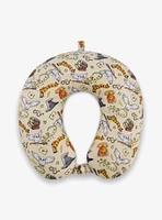 FUL Harry Potter All Over Print Travel Neck Pillow