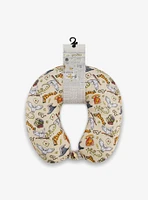 FUL Harry Potter All Over Print Travel Neck Pillow