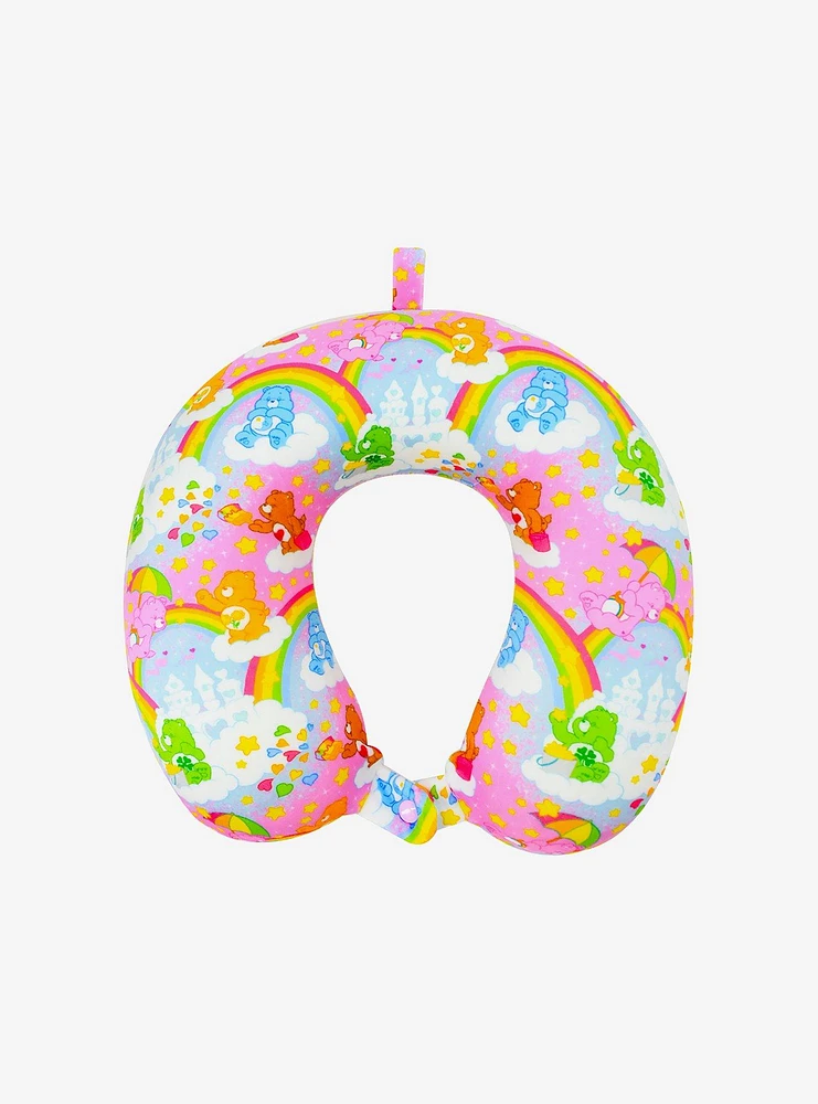 FUL Care Bears Clouds All Over Print Travel Neck Pillow