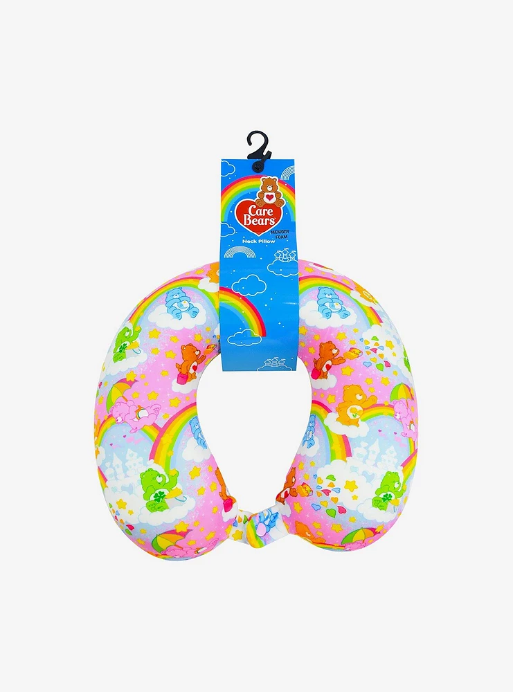 FUL Care Bears Clouds All Over Print Travel Neck Pillow