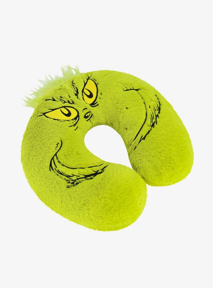 FUL The Grinch Big Face Travel Neck Pillow