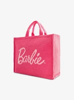 FUL Barbie Large Travel Sherpa Tote with Trolley Strap