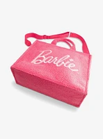 FUL Barbie Large Travel Sherpa Tote with Trolley Strap