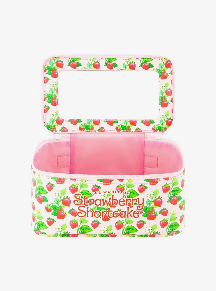 FUL Strawberry Shortcake 2-Piece Travel Cosmetic Bag Set