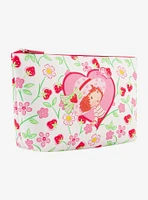 FUL Strawberry Shortcake Heart Trapezoid Cosmetic Bag