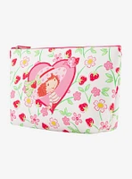 FUL Strawberry Shortcake Heart Trapezoid Cosmetic Bag