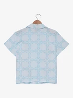 Disney The Aristocats Kittens & Instruments Woven Women's Cropped Button-Up - BoxLunch Exclusive
