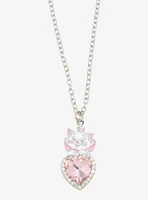 Disney The Aristocats Marie Rhinestone Heart Necklace - BoxLunch Exclusive
