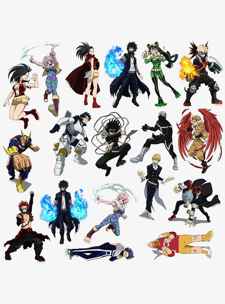 My Hero Academia Heroes Sticker Pack