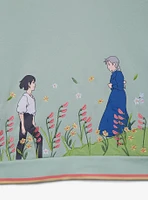 Studio Ghibli® Howl's Moving Castle Howl & Sophie Meadow Scene Quarter Zip Crewneck - BoxLunch Exclusive