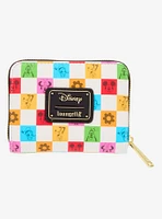 Loungefly Disney Mickey Mouse & Friends Floral Checkered Wallet - BoxLunch Exclusive
