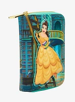 Loungefly Disney Beauty and the Beast Belle Library Small Zip Wallet- BoxLunch Exclusive