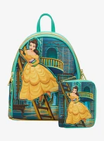 Loungefly Disney Beauty and the Beast Belle Library Small Zip Wallet- BoxLunch Exclusive