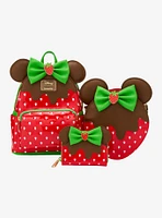 Loungefly Disney Minnie Mouse Chocolate Dipped Strawberry Ears Scented Mini Backpack - BoxLunch Exclusive