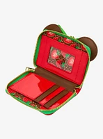 Loungefly Disney Minnie Mouse Chocolate Dipped Strawberry Ears Scented Small Zip Wallet - BoxLunch Exclusive