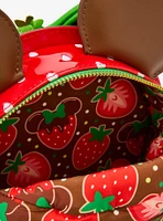 Loungefly Disney Minnie Mouse Chocolate Dipped Strawberry Ears Scented Figural Crossbody Bag - BoxLunch Exclusive
