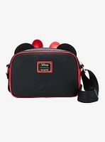 Loungefly Disney Minnie Mouse Metallic Red Bow Ears Crossbody Bag- BoxLunch Exclusive