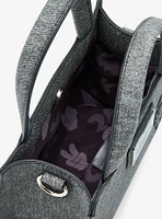 Loungefly Disney Mickey Mouse Gray Denim Convertible Crossbody — BoxLunch Exclusive