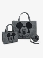 Loungefly Disney Mickey Mouse Gray Denim Coin Purse — BoxLunch Exclusive