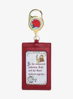 Disney Beauty and the Beast Book Cover Retractable Lanyard - BoxLunch Exclusive