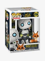 Funko Pop! Movies DreamWorks The Wild Robot Roz with Fink and Brightbill