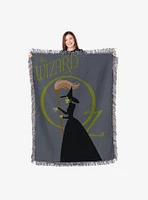 The Wizard of Oz Wicked Witch of the West Tapestry Throw Blanket