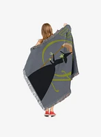 The Wizard of Oz Wicked Witch of the West Tapestry Throw Blanket