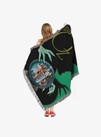 The Wizard of Oz Expecting Company Tapestry Throw Blanket