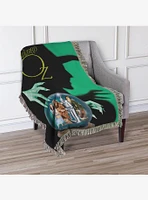 The Wizard of Oz Expecting Company Tapestry Throw Blanket