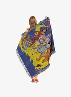 The Wizard of Oz Welcome to Oz Tapestry Throw Blanket