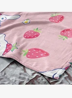 Sanrio Cinnamoroll Berry Pattern Silk Touch Throw Blanket