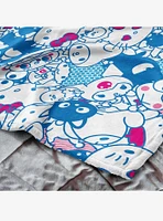 Sanrio Hello Kitty & Friends Friend Group Silk Touch Throw Blanket