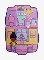 Polly Pocket Playset Figural Double Sided Fleece Throw - BoxLunch Exclusive
