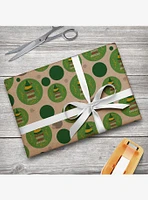 Elf Cotton Headed Ninny Muggins Kraft Wrapping Paper