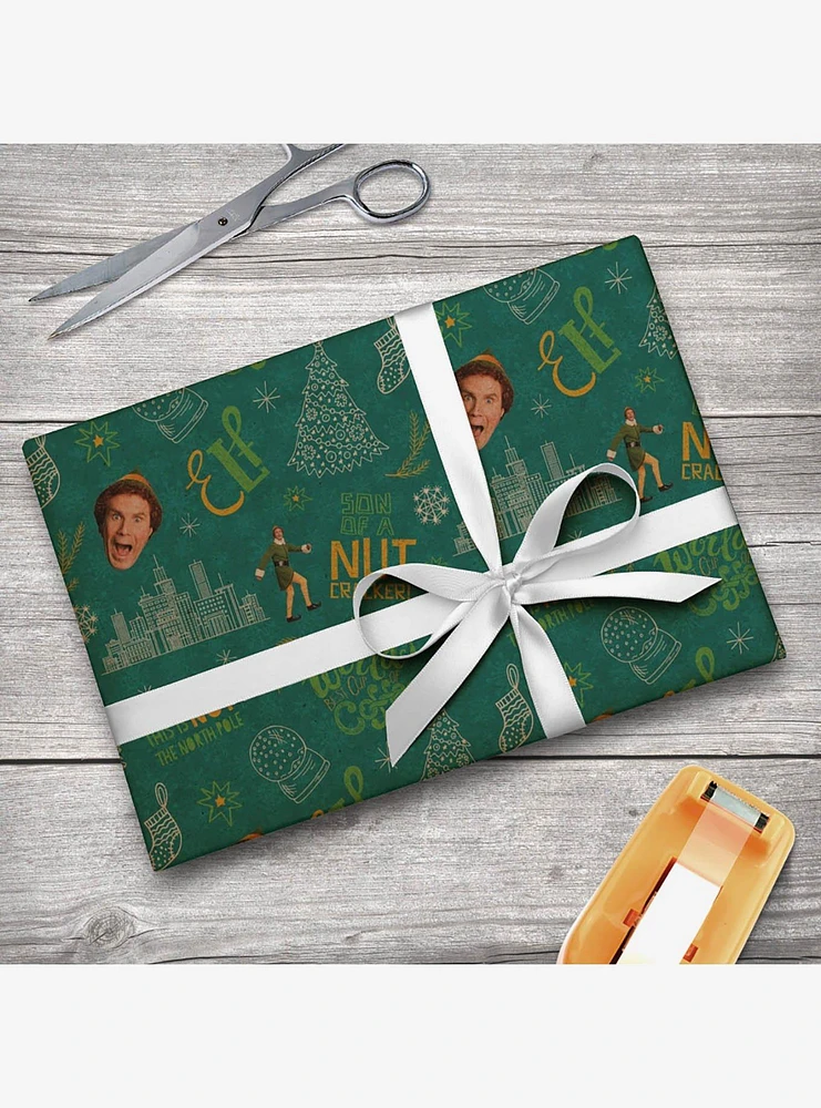 Elf Movie Quotes Kraft Wrapping Paper