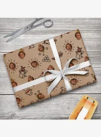 Elf Movie Buddy Head Pattern Kraft Wrapping Paper