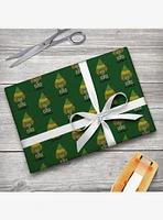 Elf Movie Raised by Elves Kraft Wrapping Paper