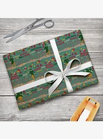 Elf Movie Christmas Pattern Kraft Wrapping Paper