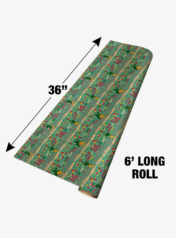 Elf Movie Christmas Pattern Kraft Wrapping Paper