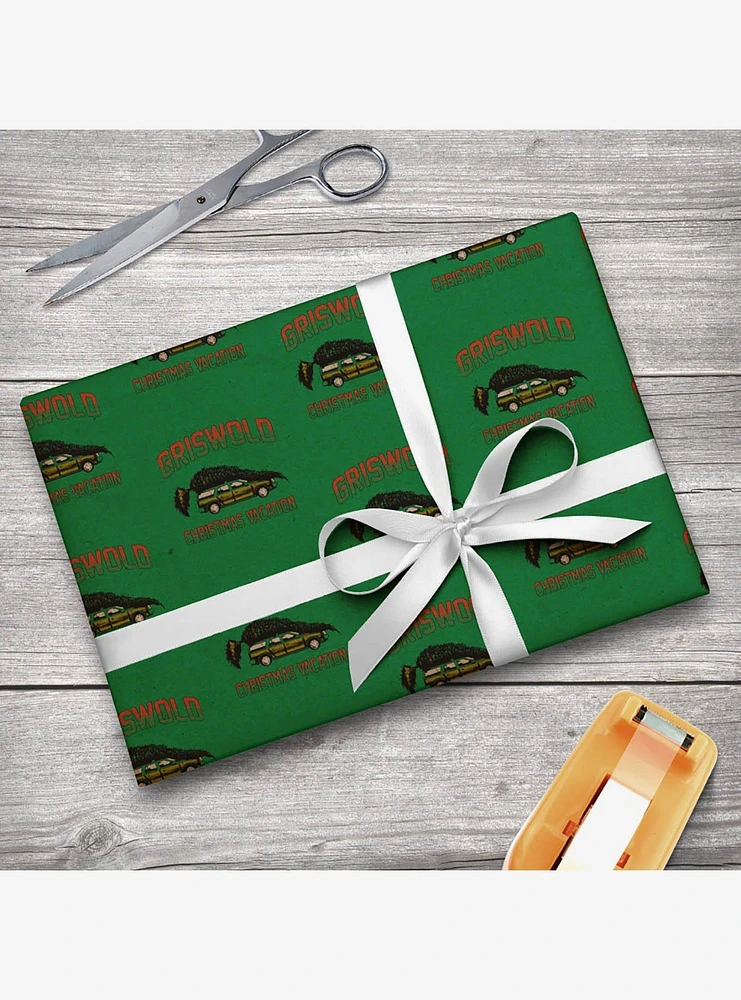 National Lampoon's Christmas Vacation Griswold Vacation Kraft Wrapping Paper