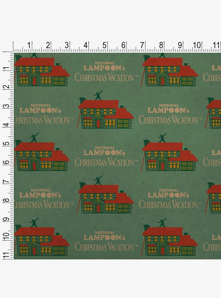 National Lampoon's Christmas Vacation Griswold House Logo Kraft Wrapping Paper