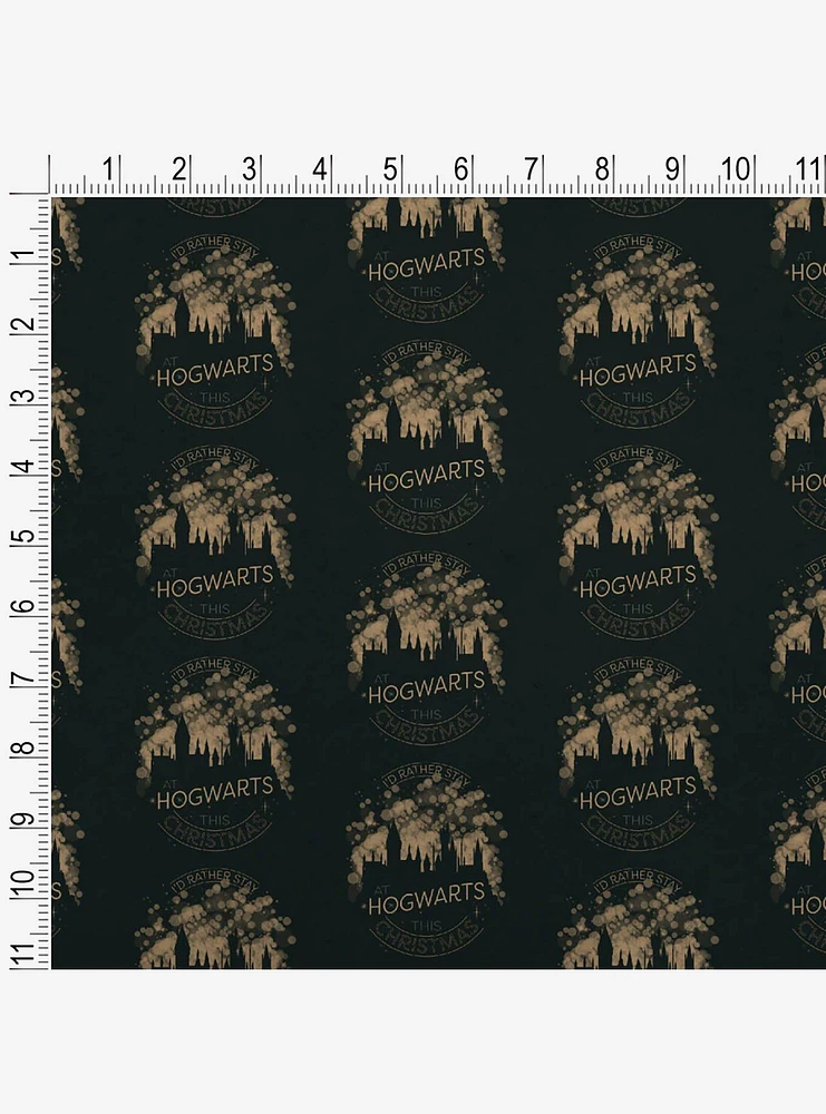 Harry Potter Hogwarts for Christmas Kraft Wrapping Paper