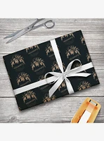 Harry Potter Hogwarts for Christmas Kraft Wrapping Paper