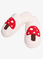 Fuzzy Soft Mushroom Slippers